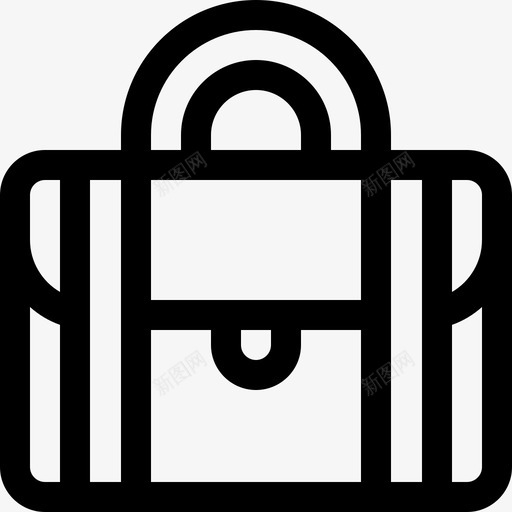 公文包人力资源部21直线型图标svg_新图网 https://ixintu.com 人力资源部21 公文包 直线型