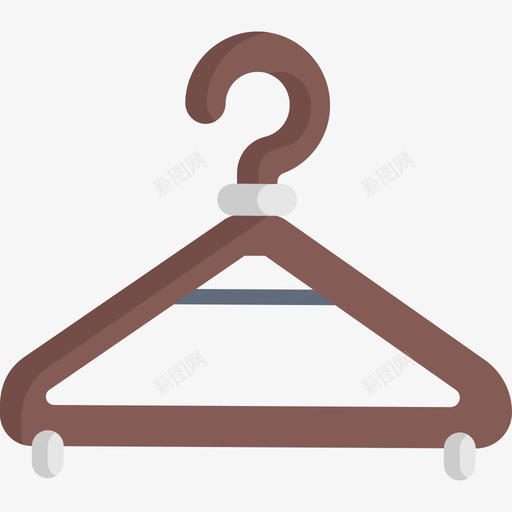 挂衣架家用器具2扁平图标svg_新图网 https://ixintu.com 家用器具2 扁平 挂衣架