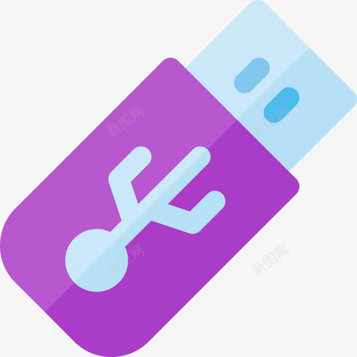 Pendrive通讯80扁平图标svg_新图网 https://ixintu.com Pendrive 扁平 通讯80