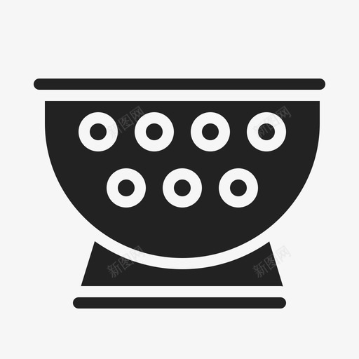饭碗烹饪食物图标svg_新图网 https://ixintu.com 厨房 烹饪 食物 饭碗