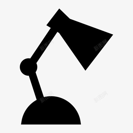 灯照明灯书房灯图标svg_新图网 https://ixintu.com 书房灯 办公业务雕文 灯 照明灯