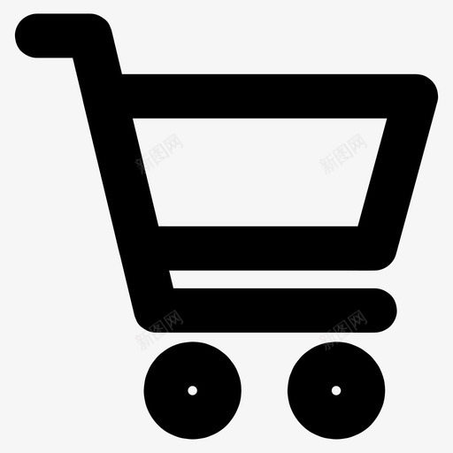 购物车结帐电子商务图标svg_新图网 https://ixintu.com 在线 所有尺寸的基本图标 电子商务 结帐 购物 购物车