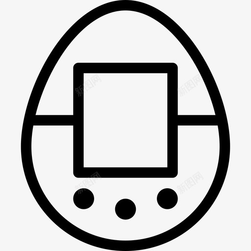 Tamagotchi极客2直系图标svg_新图网 https://ixintu.com Tamagotchi 极客2 直系