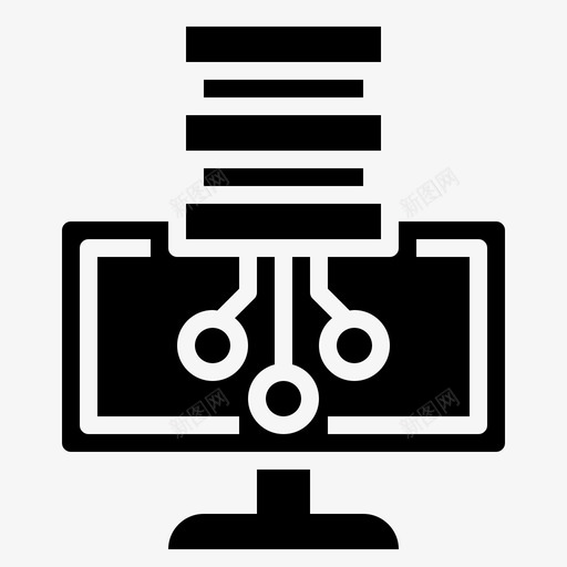数据分析图形笔记本电脑图标svg_新图网 https://ixintu.com 商务分析 图形 数据分析 笔记本电脑