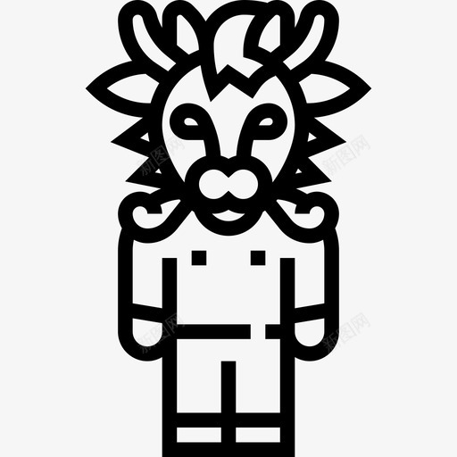 怪物幻想角色直系图标svg_新图网 https://ixintu.com 幻想角色 怪物 直系