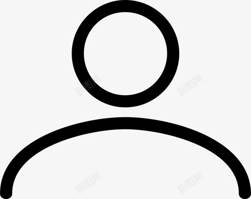 账户头像人图标svg_新图网 https://ixintu.com 个人资料 人 头像 用户 账户