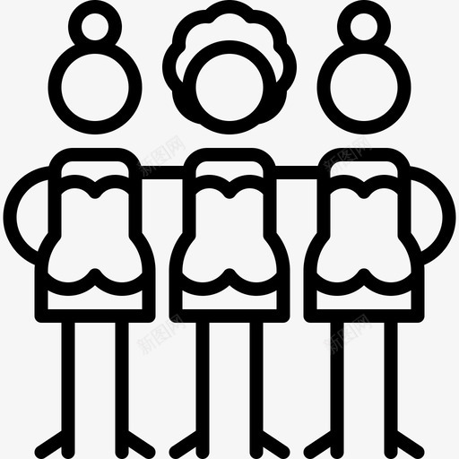 新娘婚礼58直系图标svg_新图网 https://ixintu.com 婚礼58 新娘 直系