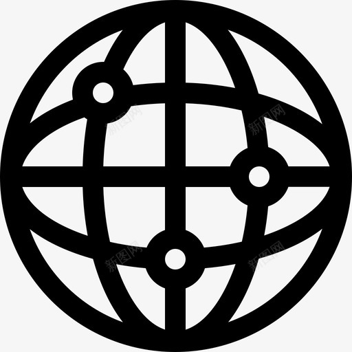 世界各地联系我们6直线图标svg_新图网 https://ixintu.com 世界各地 直线 联系我们6
