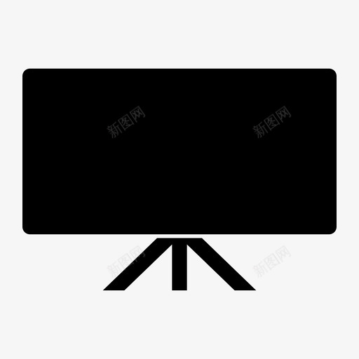 黑板学习演示板图标svg_新图网 https://ixintu.com 学习 投影仪幻灯片 教学 演示板 用户界面 网页设计图标字形 黑板