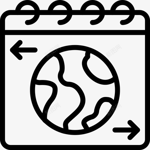 地球日生态学绿色图标svg_新图网 https://ixintu.com Pretycons生态概要 地球日 循环利用 星球 污染 生态学 绿色