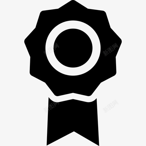 蜡印奖章徽章图标svg_新图网 https://ixintu.com 丝带 奖章 徽章 蜡印 银行和金融