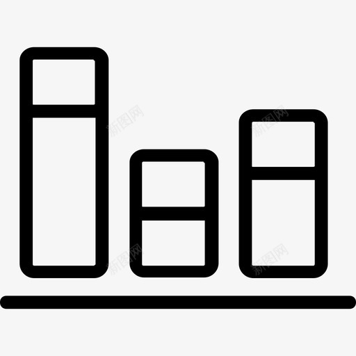 条形图图表线形图图标svg_新图网 https://ixintu.com 图表 条形图 线形图