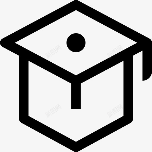 Mortarboard学校教育直系图标svg_新图网 https://ixintu.com Mortarboard 学校教育 直系