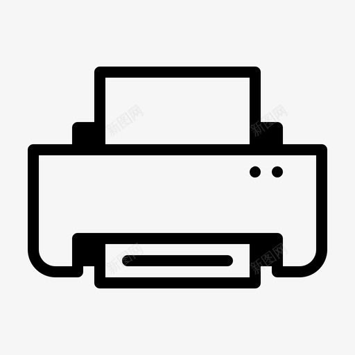 打印机文件电子图标svg_新图网 https://ixintu.com 印刷 打印机 文件 电子 电子设备和家用电器 纸张