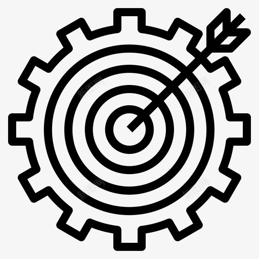目标管理业务目标图标svg_新图网 https://ixintu.com 业务 人力资源 目标 目标管理