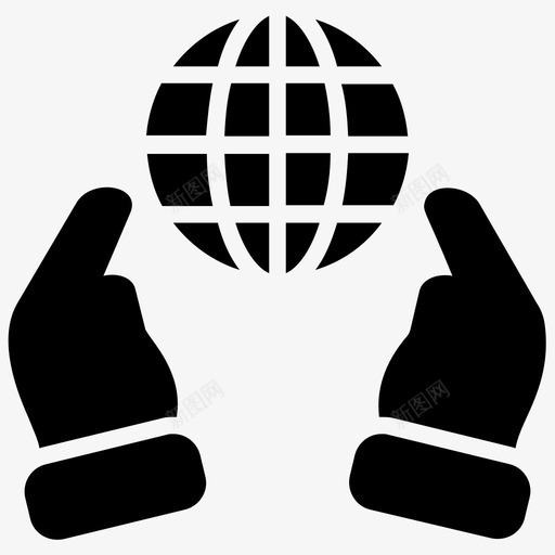 拯救地球全球保护拯救自然图标svg_新图网 https://ixintu.com 保护世界 全球保护 拯救地球 拯救自然 生物信息学和生物工程字形图标