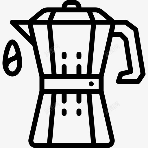 水壶户外活动3线性图标svg_新图网 https://ixintu.com 户外活动3 水壶 线性