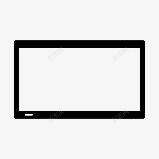 电视广告手表图标svg_新图网 https://ixintu.com 广告 手表 电视 网页设计字形 观看