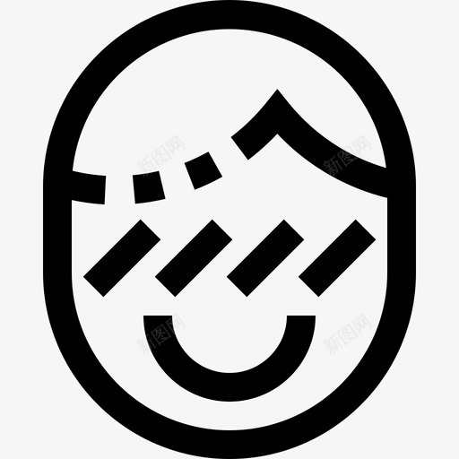 害羞用户和职业直截了当图标svg_新图网 https://ixintu.com 害羞 用户和职业 直截了当