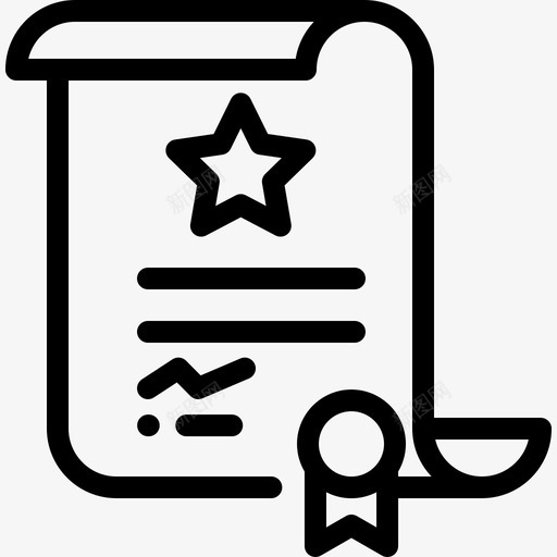 文凭学院7直系图标svg_新图网 https://ixintu.com 学院7 文凭 直系