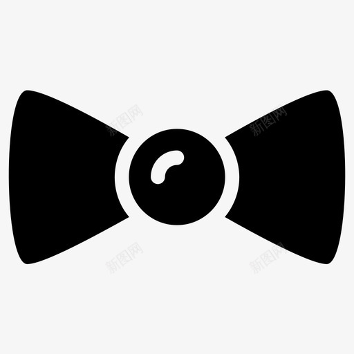 蝴蝶结优雅正式图标svg_新图网 https://ixintu.com 优雅 正式 聪明 蝴蝶结