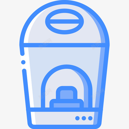 加湿器家用电器4蓝色图标svg_新图网 https://ixintu.com 加湿器 家用电器4 蓝色
