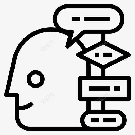 流程顾问业务管理图标svg_新图网 https://ixintu.com 业务 人力资源 流程顾问 管理