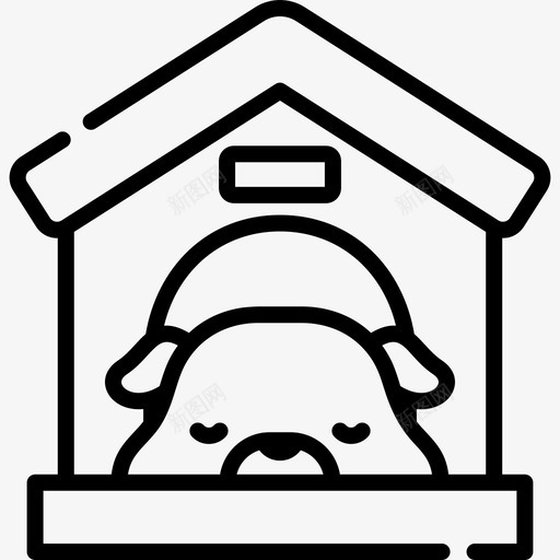 狗舍兽医8直系图标svg_新图网 https://ixintu.com 兽医8 狗舍 直系