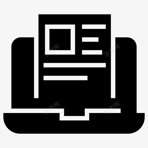 笔记本电脑分析文件图标svg_新图网 https://ixintu.com 分析 填充图标 搜索引擎优化 文件 笔记本电脑 表格 问卷