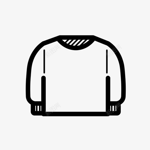 毛衣衣服连衣裙图标svg_新图网 https://ixintu.com 套头衫 毛衣 衣服 连衣裙