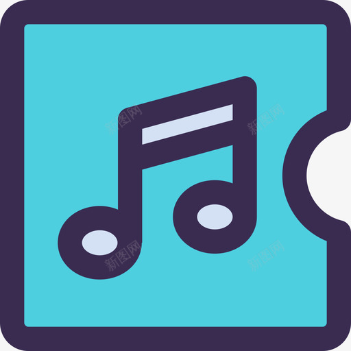 音乐杂项20线性颜色蓝色图标svg_新图网 https://ixintu.com 杂项20 线性颜色蓝色 音乐