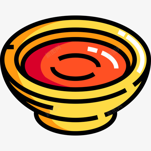 我是柳树亚洲食品7线性颜色图标svg_新图网 https://ixintu.com 亚洲食品7 我是柳树 线性颜色