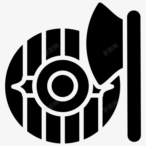 北欧海盗武器海盗武器斧头图标svg_新图网 https://ixintu.com 中世纪盾牌 军事盾牌 北欧海盗元素雕文图标 北欧海盗武器 斧头 海盗武器