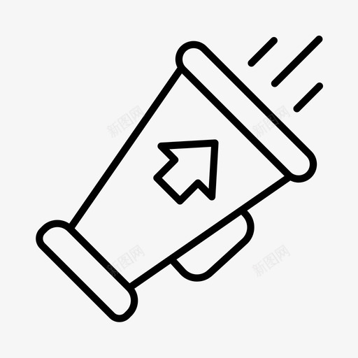 扩音器市场营销营销传播图标svg_新图网 https://ixintu.com 市场营销 扩音器 目标营销 营销传播 营销策略 营销经理