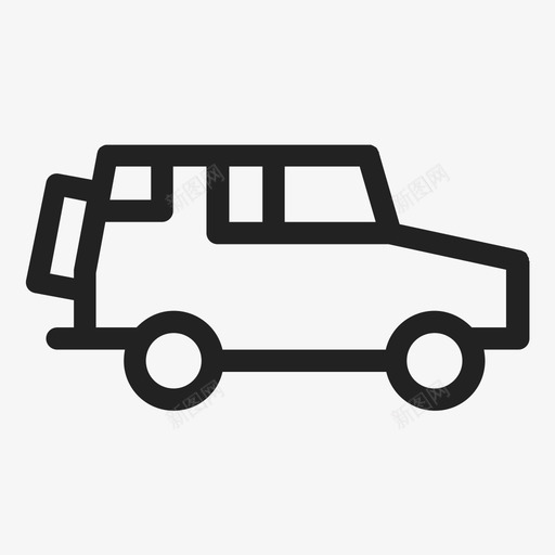 汽车沙漠吉普车图标svg_新图网 https://ixintu.com 交通工具 吉普车 汽车 沙漠 越野车