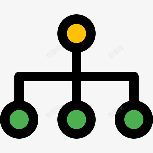 层次结构商业和金融32线性颜色图标svg_新图网 https://ixintu.com 商业和金融32 层次结构 线性颜色