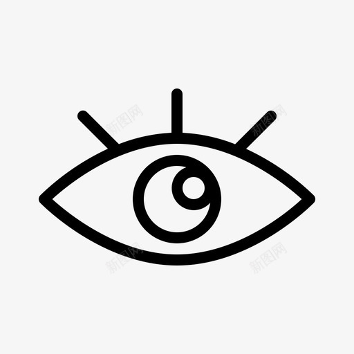 眼睛策略隐私图标svg_新图网 https://ixintu.com 安全 查看 眼睛 策略 隐私 隐私政策