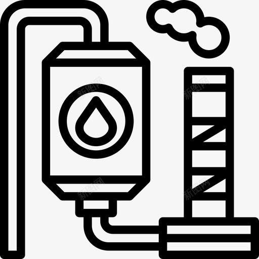 工业石油工业2线性图标svg_新图网 https://ixintu.com 工业 石油工业2 线性