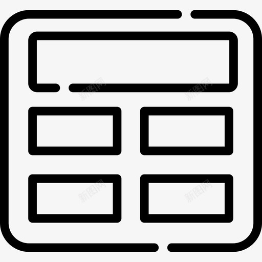 电子表格电子和网络元素集合4线性图标svg_新图网 https://ixintu.com 电子和网络元素集合4 电子表格 线性