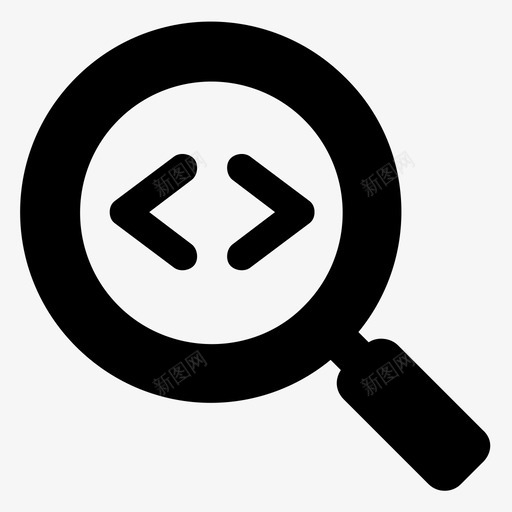 web开发html编码软件工程图标svg_新图网 https://ixintu.com html编码 web开发 web编程 软件工程 软件开发实心图标 软件测试
