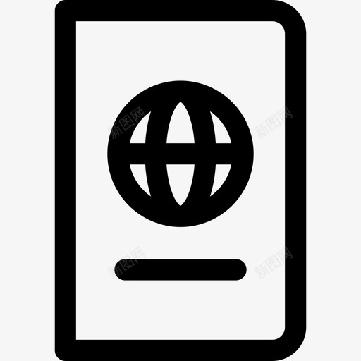 护照机场26直系图标svg_新图网 https://ixintu.com 护照 机场26 直系