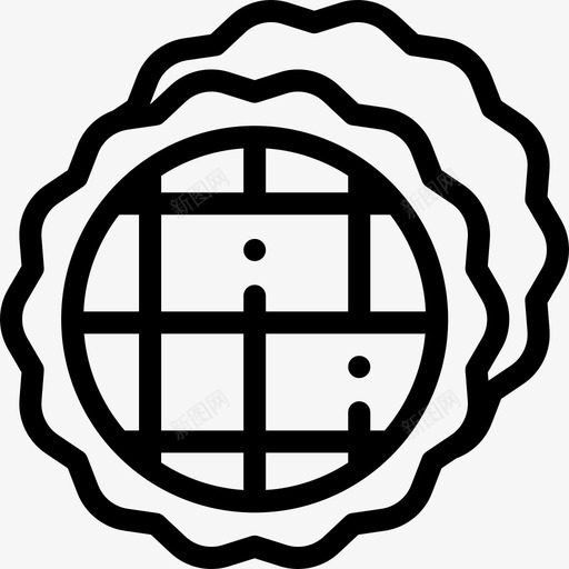 曲奇饼干快餐33直系饼干图标svg_新图网 https://ixintu.com 快餐33 曲奇饼干 直系饼干