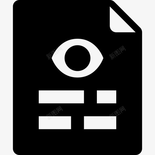 轮廓验光4填充图标svg_新图网 https://ixintu.com 填充 轮廓 验光4