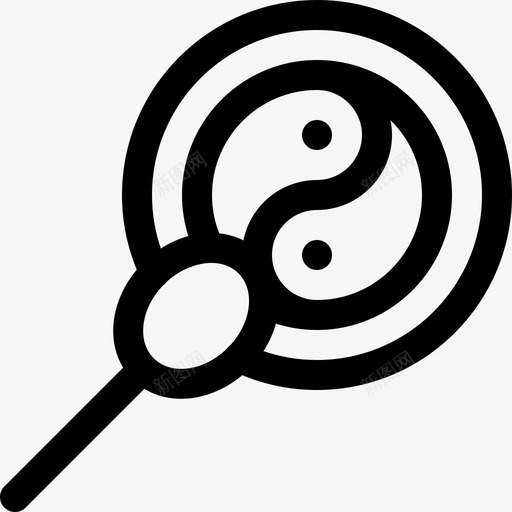 阴阳亚洲餐厅5线性图标svg_新图网 https://ixintu.com 亚洲餐厅5 线性 阴阳