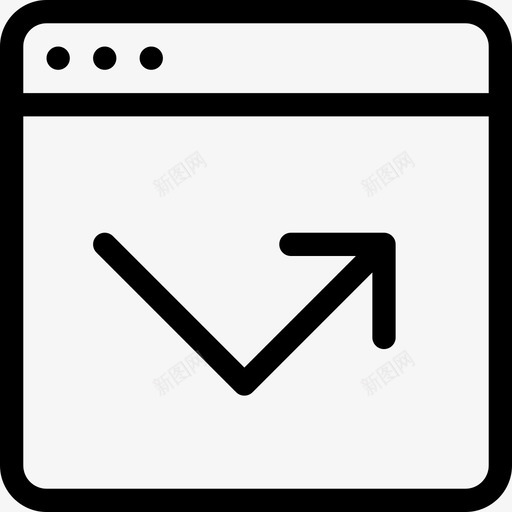 反弹搜索引擎优化50线性图标svg_新图网 https://ixintu.com 反弹 搜索引擎优化50 线性