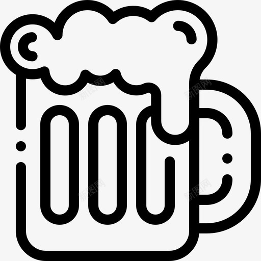 啤酒15号酒吧直式图标svg_新图网 https://ixintu.com 15号酒吧 啤酒 直式