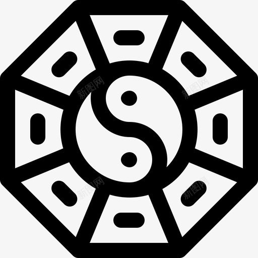 符号中国年线性图标svg_新图网 https://ixintu.com 中国年 符号 线性