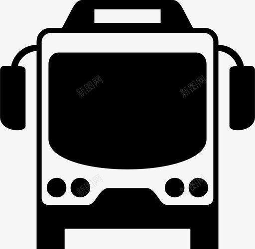公共汽车陆运客运图标svg_新图网 https://ixintu.com 公共汽车 客运 车辆 陆运