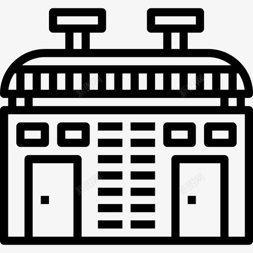 工厂石油工业2线性图标svg_新图网 https://ixintu.com 工厂 石油工业2 线性