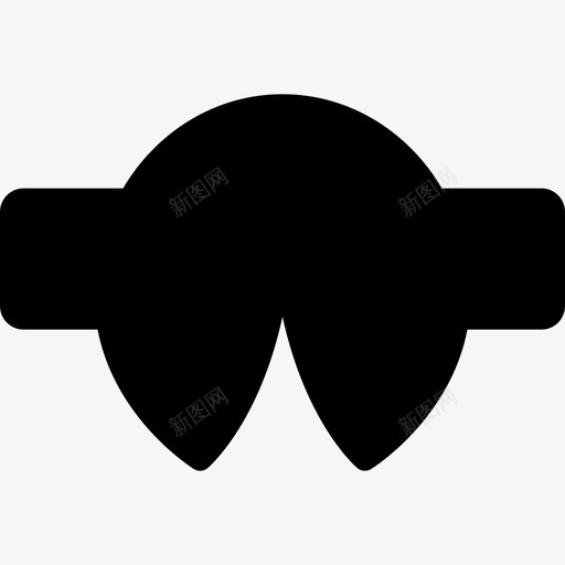 幸运饼文化社区3填充图标svg_新图网 https://ixintu.com 填充 幸运饼 文化社区3